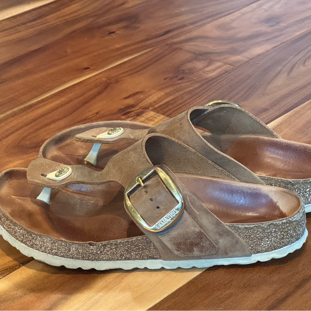 Birkenstock Brown Leather Sandals W 9/9.5 EU 40